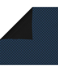 Film solaire de piscine flottant PE 300x200 cm Noir et bleu | Mobilier & Déco