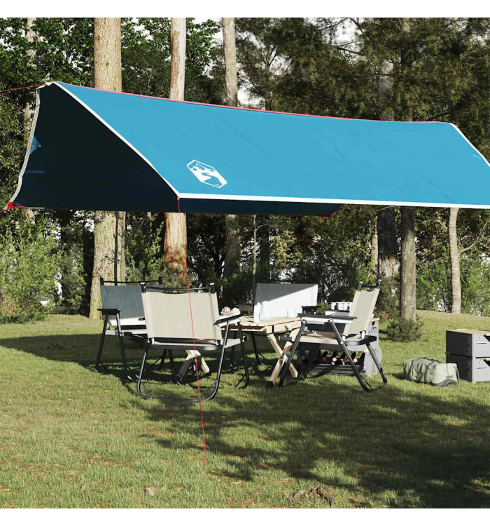 Bâche de camping bleu 500x294 cm imperméable | Mobilier & Déco