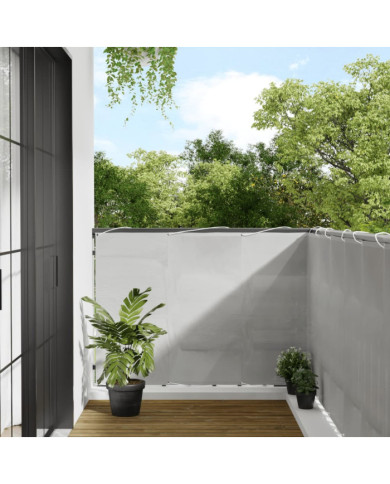 Écran de balcon gris clair 120x400 cm 100% polyester oxford | Mobilier & Déco