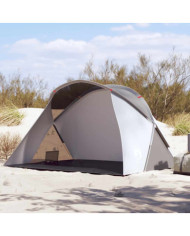 Tente de plage 2 personnes gris escamotable imperméable | Mobilier & Déco