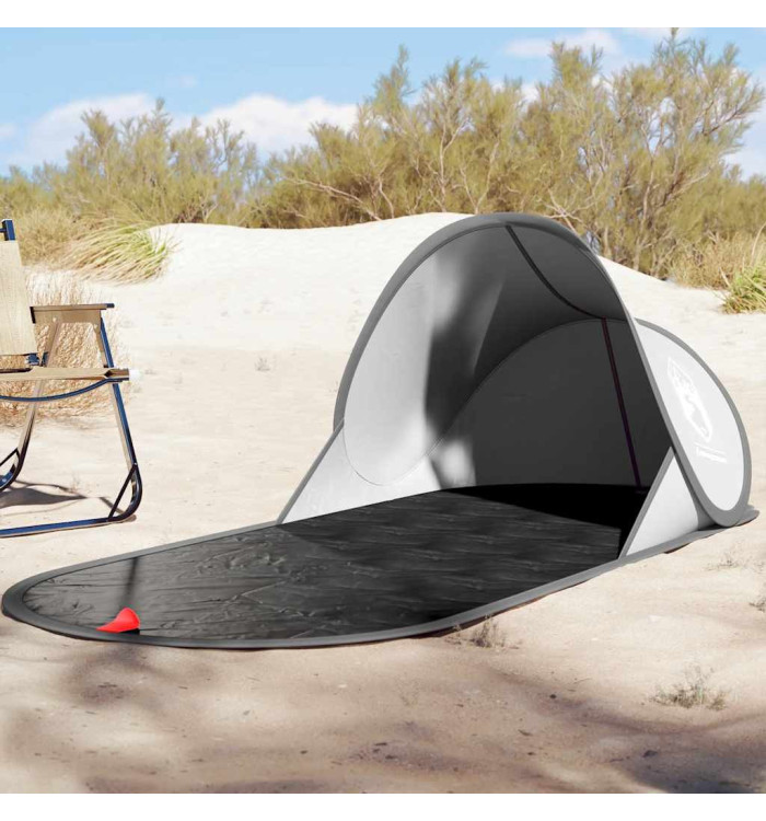 Tente de plage gris escamotable imperméable | Mobilier & Déco
