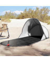 Tente de plage gris escamotable imperméable | Mobilier & Déco