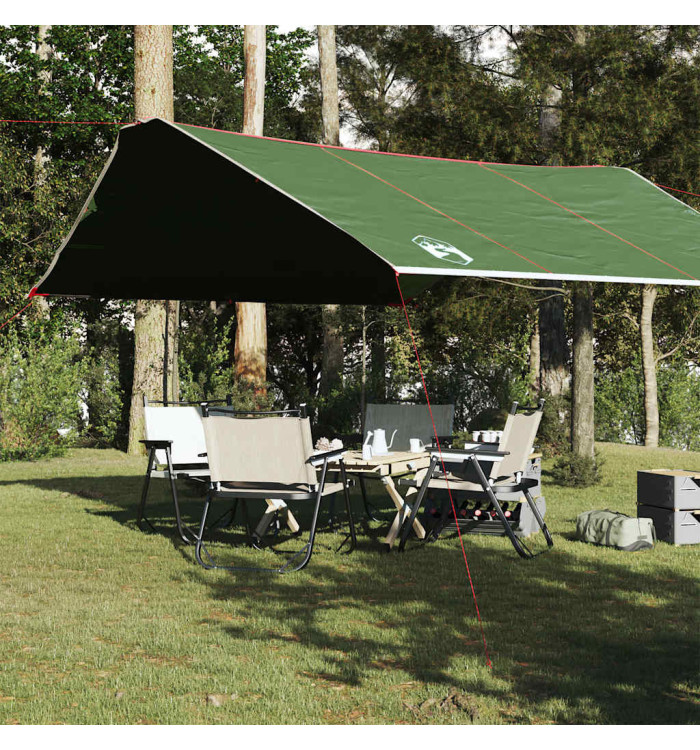 Bâche de camping vert 420x440 cm imperméable | Mobilier & Déco