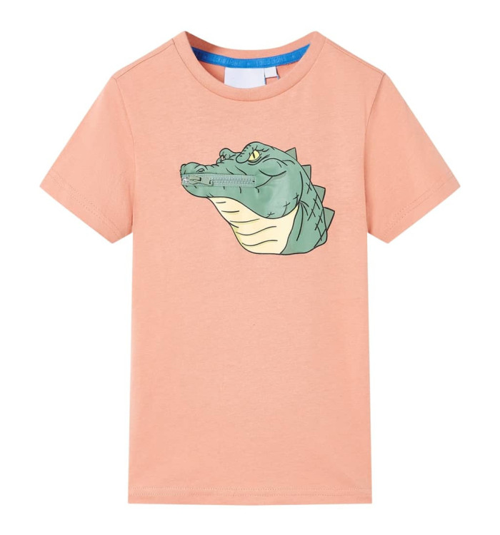 T-shirt pour enfants orange clair 140 | Mobilier & Déco
