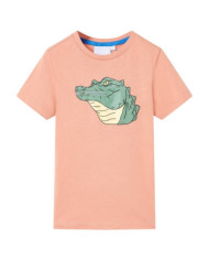 T-shirt pour enfants orange clair 140 | Mobilier & Déco