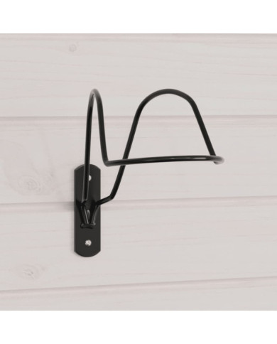 Porte-casque pour équitation mural noir acier | Mobilier & Déco