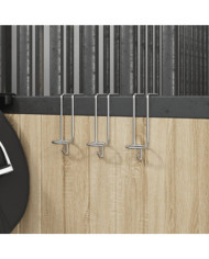Crochet de seau portable argenté acier galvanisé | Mobilier & Déco
