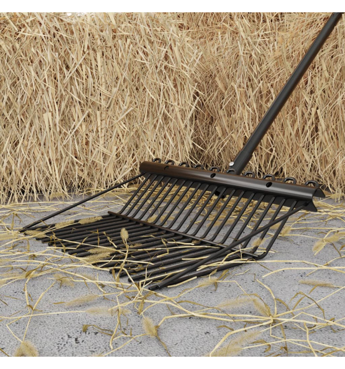 Tête de fourche avec 18 dents noir acier | Mobilier & Déco