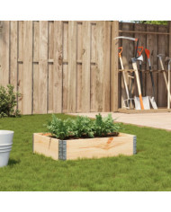 Jardinière 80x60 cm bois de pin massif | Mobilier & Déco