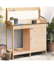 Table de rempotage avec armoire bois massif de sapin | Mobilier & Déco