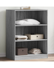 Garde-robe sonoma gris 77x48x102 cm bois d'ingénierie | Mobilier & Déco