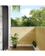 Écran de balcon sable 120x400 cm 100% polyester oxford | Mobilier & Déco