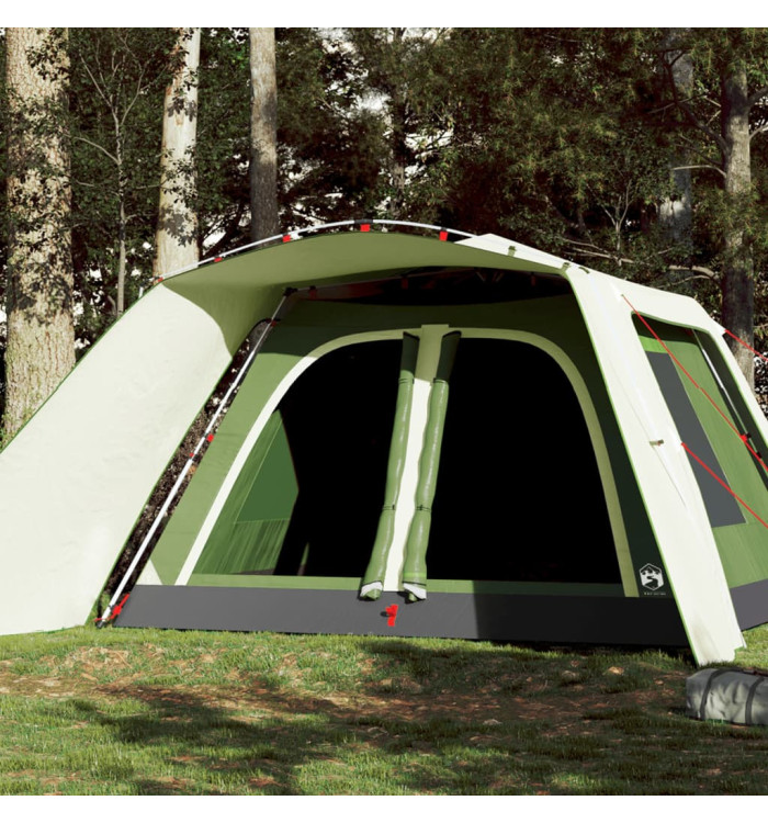 Tente familiale avec porche 9 personnes vert dégagement rapide | Mobilier & Déco