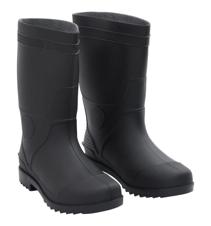 Bottes de pluie noir taille 42 PVC | Mobilier & Déco