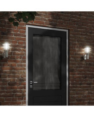 Applique murale d'extérieur argenté acier inoxydable | Mobilier & Déco