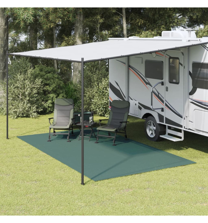 Tapis de tente vert 4,5x2,5 m | Mobilier & Déco