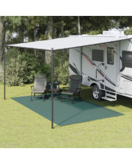 Tapis de tente vert 4,5x2,5 m | Mobilier & Déco