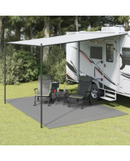 Tapis de tente anthracite 4x3 m | Mobilier & Déco