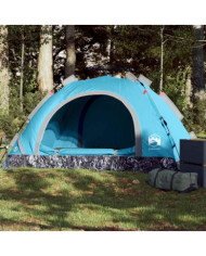 Tente de camping 2 personnes bleu libération rapide | Mobilier & Déco