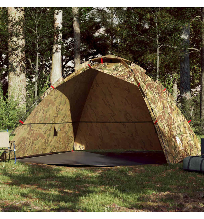 Tente de pêche 4 personnes camouflage libération rapide | Mobilier & Déco