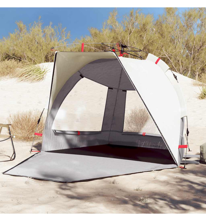 Tente de plage 2 personnes gris libération rapide imperméable | Mobilier & Déco