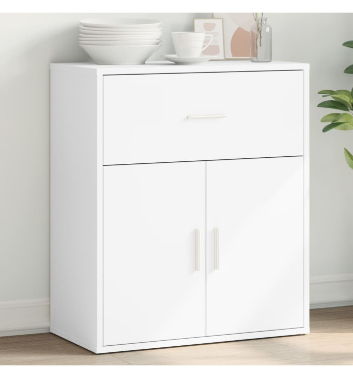 Buffet blanc 60x31x70 cm bois d'ingénierie | Mobilier & Déco