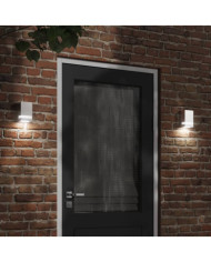 Applique murale d'extérieur argenté acier inoxydable | Mobilier & Déco