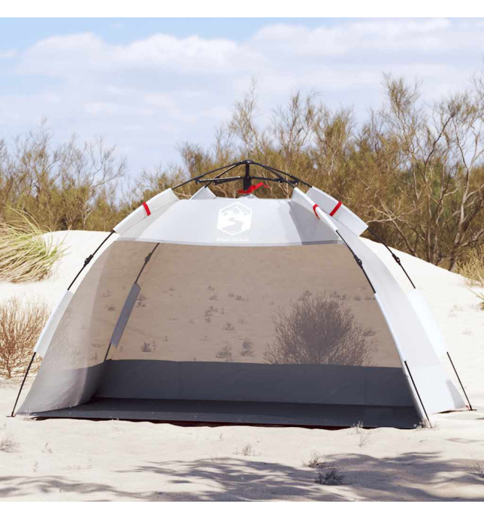 Tente de plage 2 personnes gris libération rapide imperméable | Mobilier & Déco
