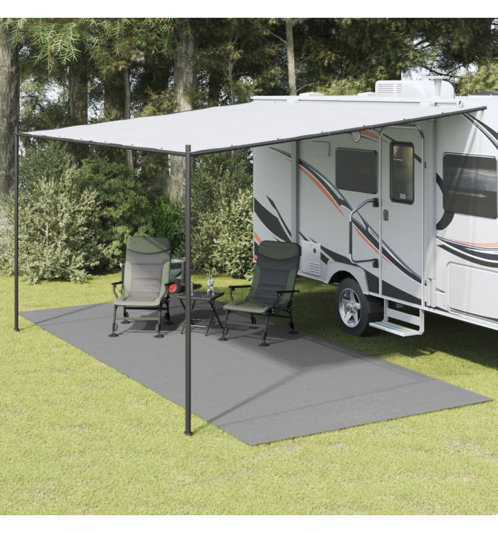 Tapis de tente anthracite 6x2,5 m | Mobilier & Déco