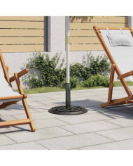 Socle de parasol Vert 44x44x31 cm Fonte | Mobilier & Déco