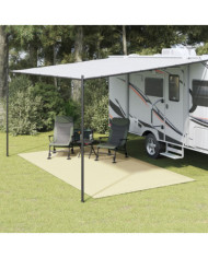 Tapis de tente crème 4,5x2,5 m | Mobilier & Déco