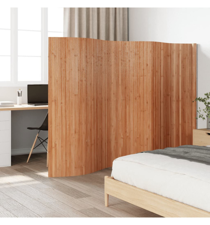 Cloison de séparation naturel 165x400 cm bambou | Mobilier & Déco