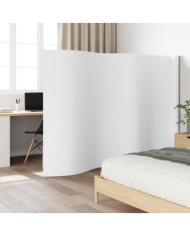 Cloison de séparation blanc 165x600 cm bambou | Mobilier & Déco