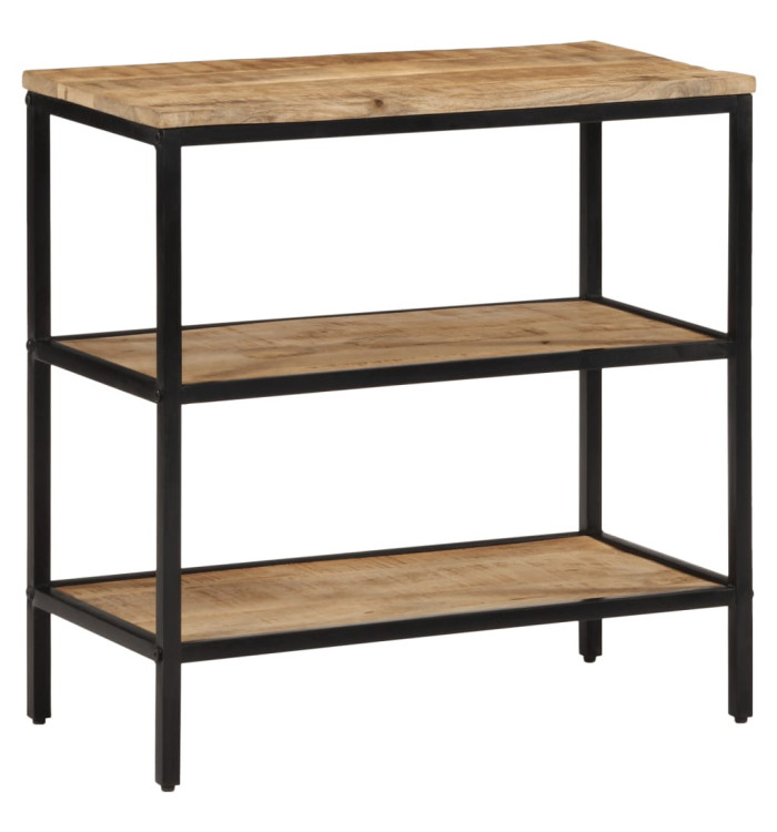Table console 70x35x70 cm bois de manguier massif brut | Mobilier & Déco