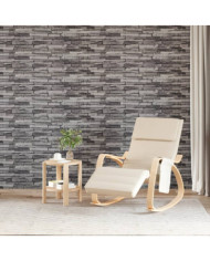 Panneaux muraux 3D 14 pcs anthracite 100x25 cm EPS | Mobilier & Déco