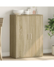 Buffet chêne sonoma 60x31x84 cm bois d'ingénierie | Mobilier & Déco