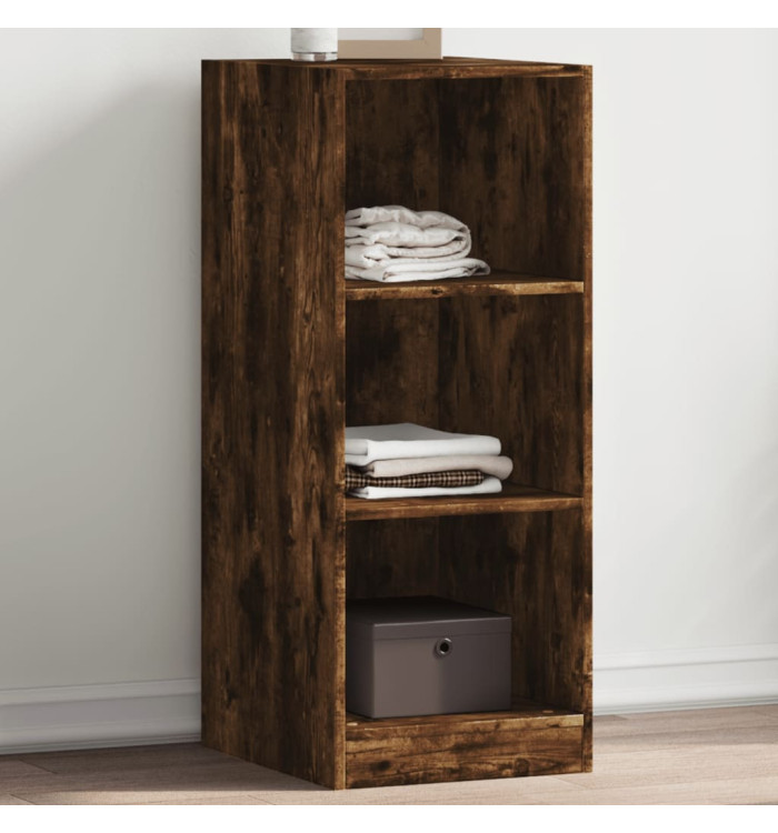 Garde-robe chêne fumé 48x41x102 cm bois d'ingénierie | Mobilier & Déco