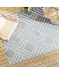 Tapis d'extérieur ARAKIL Gris 160x230 cm PP | Mobilier & Déco