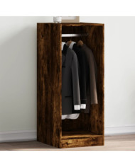 Garde-robe chêne fumé 48x41x102 cm bois d'ingénierie | Mobilier & Déco