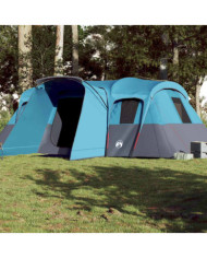 Tente familiale tunnel 16 personnes bleu imperméable | Mobilier & Déco