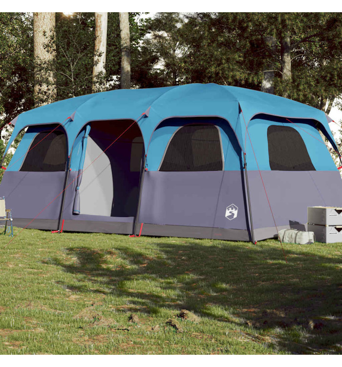 Tente de cabine familiale 9 personnes bleu imperméable | Mobilier & Déco