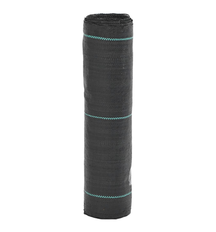 Membrane anti-mauvaises herbes noir 0,5x50 m PP | Mobilier & Déco