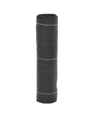 Membrane anti-mauvaises herbes noir 0,5x50 m PP | Mobilier & Déco