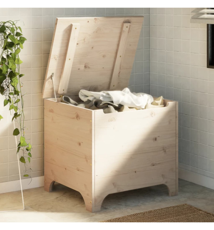 Boîte de rangement avec couvercle RANA bois massif de pin | Mobilier & Déco