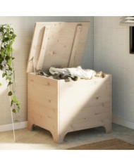 Boîte de rangement avec couvercle RANA bois massif de pin | Mobilier & Déco