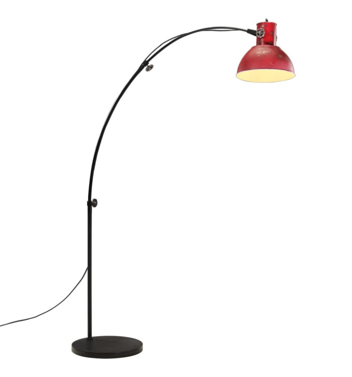 Lampadaire 25 W rouge délavé 150 cm E27 | Mobilier & Déco