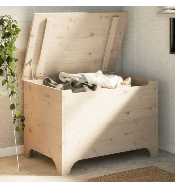 Boîte de rangement avec couvercle RANA bois massif de pin | Mobilier & Déco