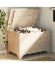 Boîte de rangement avec couvercle RANA bois massif de pin | Mobilier & Déco