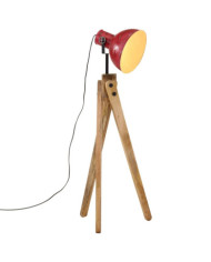 Lampadaire 25 W rouge délavé 45x45x120 cm E27 | Mobilier & Déco