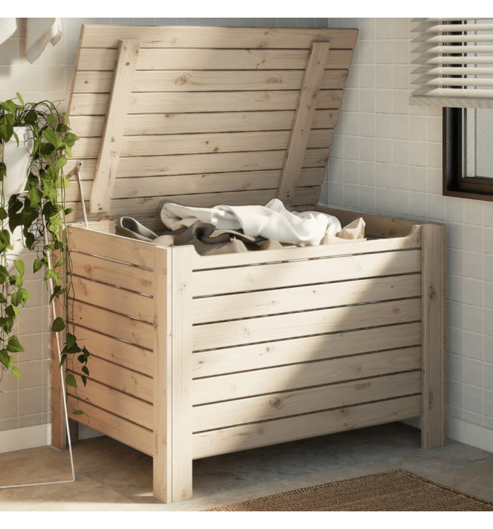 Boîte de rangement avec couvercle RANA bois massif de pin | Mobilier & Déco